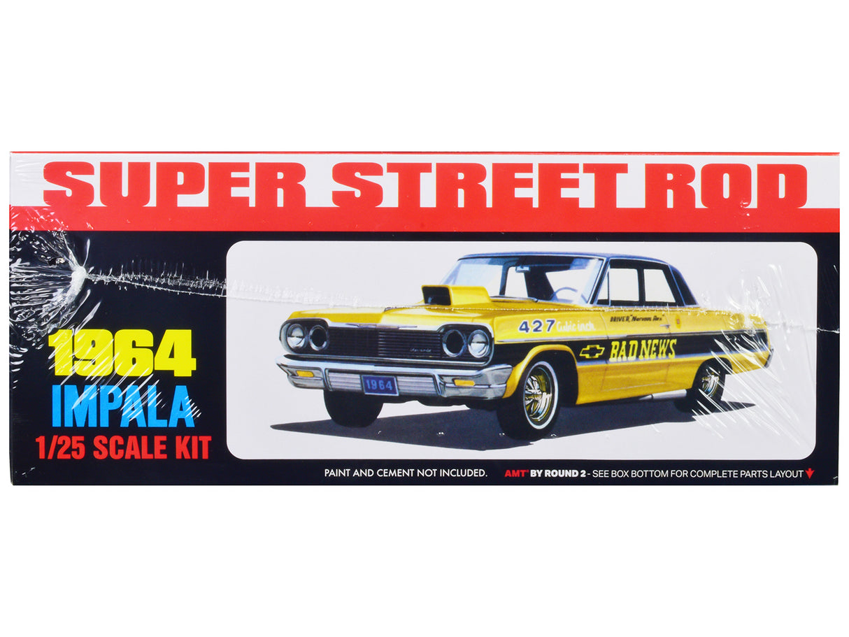 Skill 2 Model Kit 1964 Chevrolet Impala "Super Street Rod" 3-in-1 Kit 1/25 Scale Model by AMT