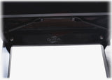 GRIFFIN Premium Antique Piano Bench - Adjustable Black Solid Wood Frame & PU Leather Padded Cushion by GeekStands.com