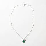 August Green Jade Birthstone Necklace by Tiny Rituals