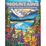 Mountains Large Print Adult Coloring Book: A Relaxing Mountain Landscape Coloring Adventure