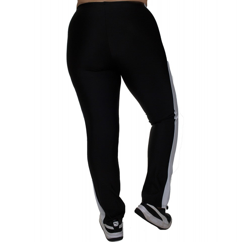 InstantFigure Curvy Activewear Compression Block Pant - AWP013C by InstantFigure INC