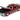 1975 Cadillac Eldorado Firethorn Red Metallic with Rear Section of Roof Matt Dark Red "Luxury Cruisers" Limited Edition to 14910 pieces Worldwide 1/64 Diecast Model Car by Auto World