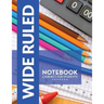 Wide Ruled Notebook - 5 Subject For Students