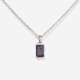 Birthstone Alexandrite Silver Necklace - June by Little Sky Stone