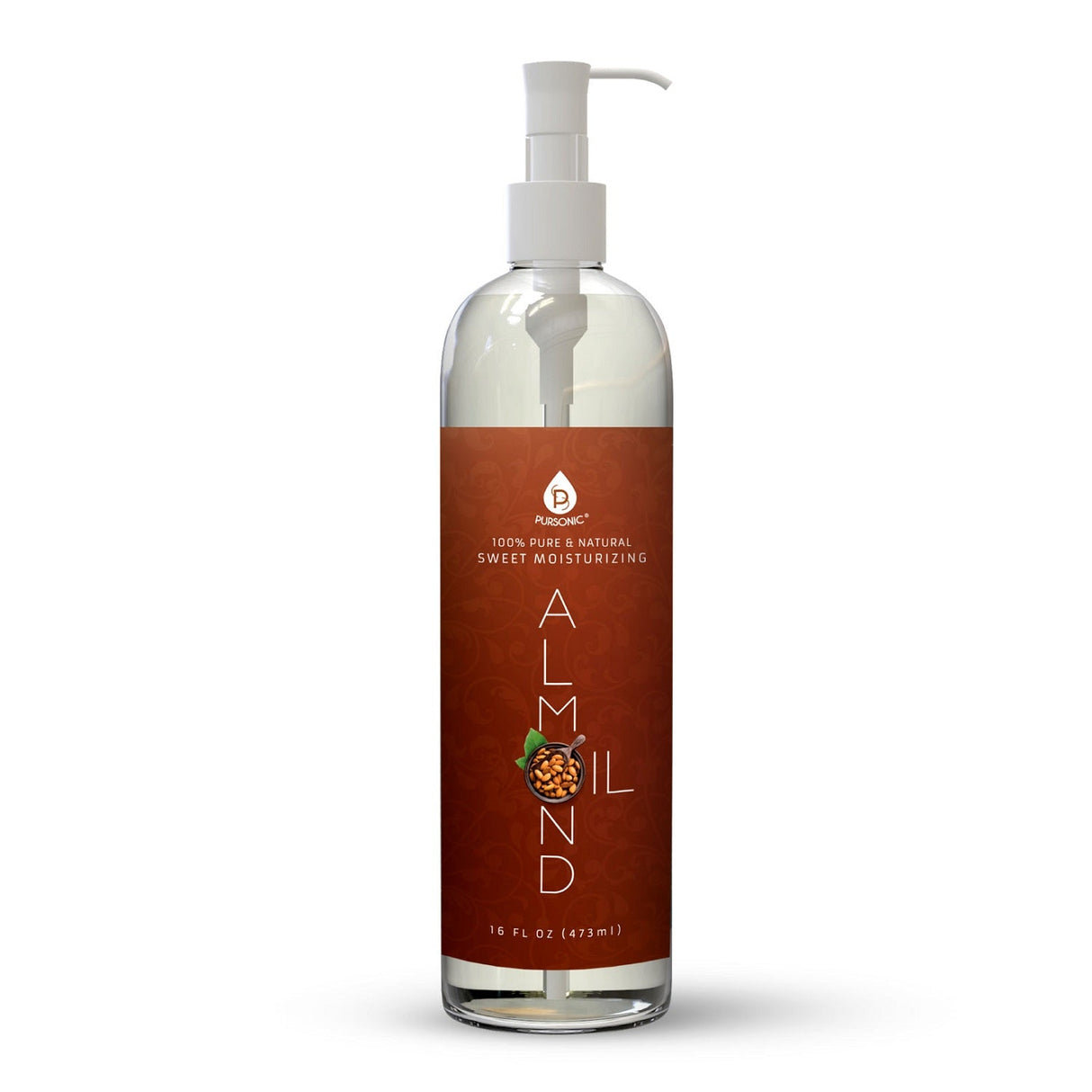 100% Pure & Natural Sweet Almond oil 16 Oz. by Pursonic