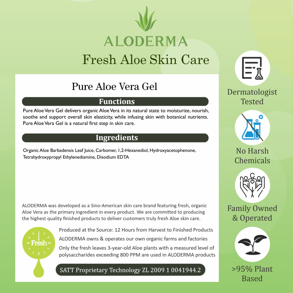 Pure Aloe Vera Gel 114g by ALODERMA