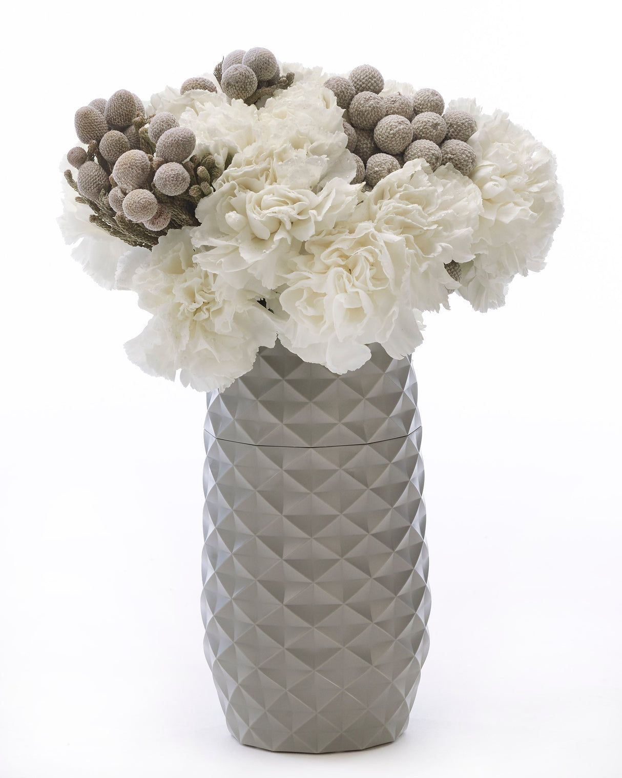 The Amaranth Vase - Cool Grey - 7.5" by Amaranth Vases