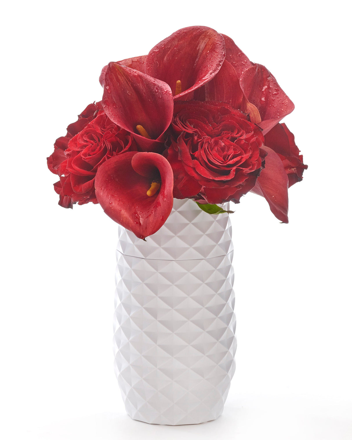 The Amaranth Vase - White - 7.5" Vase by Amaranth Vases