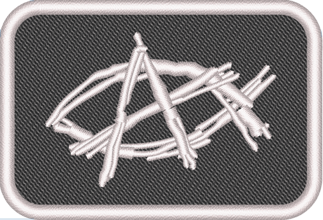 AnarchoChristian Morale Patch by Proud Libertarian