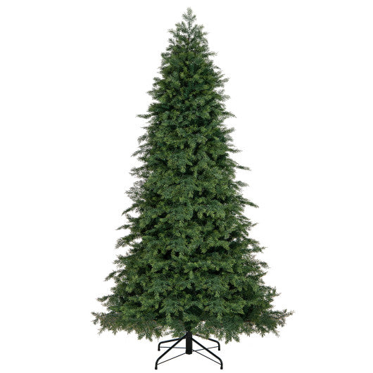 Artificial Christmas Tree Green Hinged Holiday Tree with 721/1019 Lush Branch Tips-7.5 ft