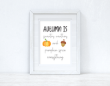 Autumn Is Autumn Seasonal Wall Home Decor Print by WinsterCreations™ Official Store