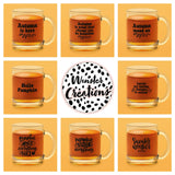 Assorted Designs Autumn DIY Create Own Glass Cup Sticker Labels by WinsterCreations™ Official Store - Vysn