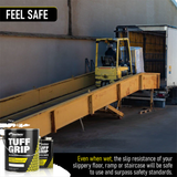 Tuff Grip or Tuff Grip Extreme - Aggressive Traction Non-Skid Floor Paint by SlipDoctors