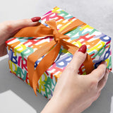 Rainbow Birthday Gift Wrap by Present Paper