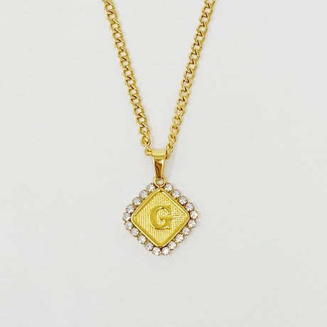 Aztec Delight Initial Necklace by Ellisonyoung.com