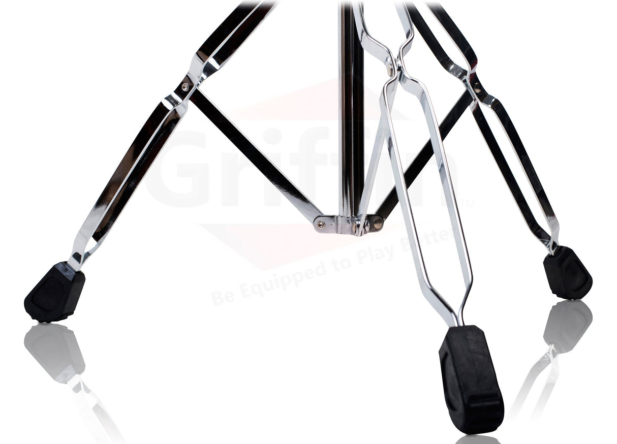 GRIFFIN Cymbal Stand Hardware Pack 4 Piece Set - Full Size Percussion Drum Hardware Kit Mount by GeekStands.com