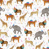 Zoo Animals Birthday Gift Wrap by Present Paper