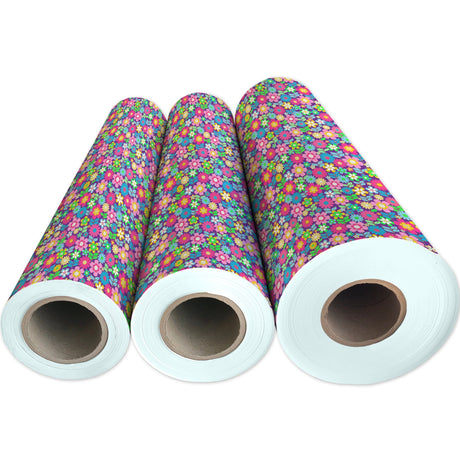 Dazzling Daisies Floral Gift Wrap by Present Paper