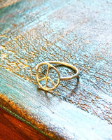 Peace Sign Ring by Jennifer Cervelli Jewelry