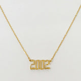 Birth Year Necklace by Ellisonyoung.com