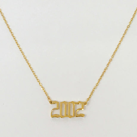 Birth Year Necklace by Ellisonyoung.com