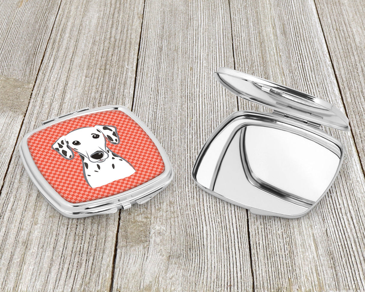 Red Checkered Dalmatian Compact Mirror BB1131SCM by Caroline's Treasures