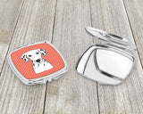 Red Checkered Dalmatian Compact Mirror BB1131SCM by Caroline's Treasures