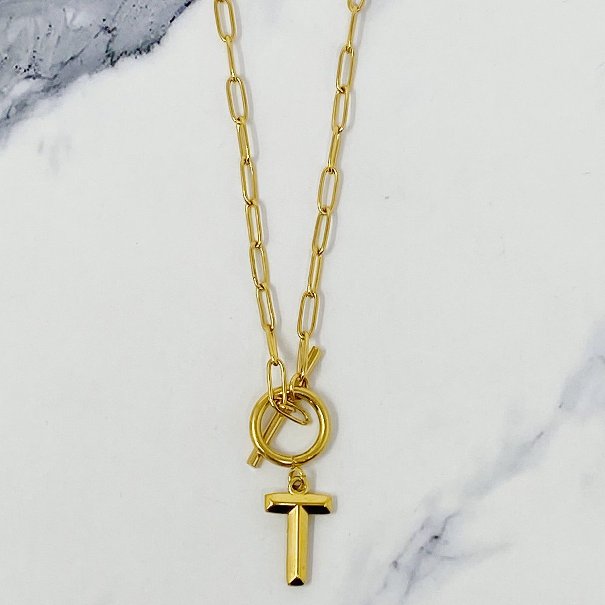 Modern Classic Initial Necklace by Ellisonyoung.com