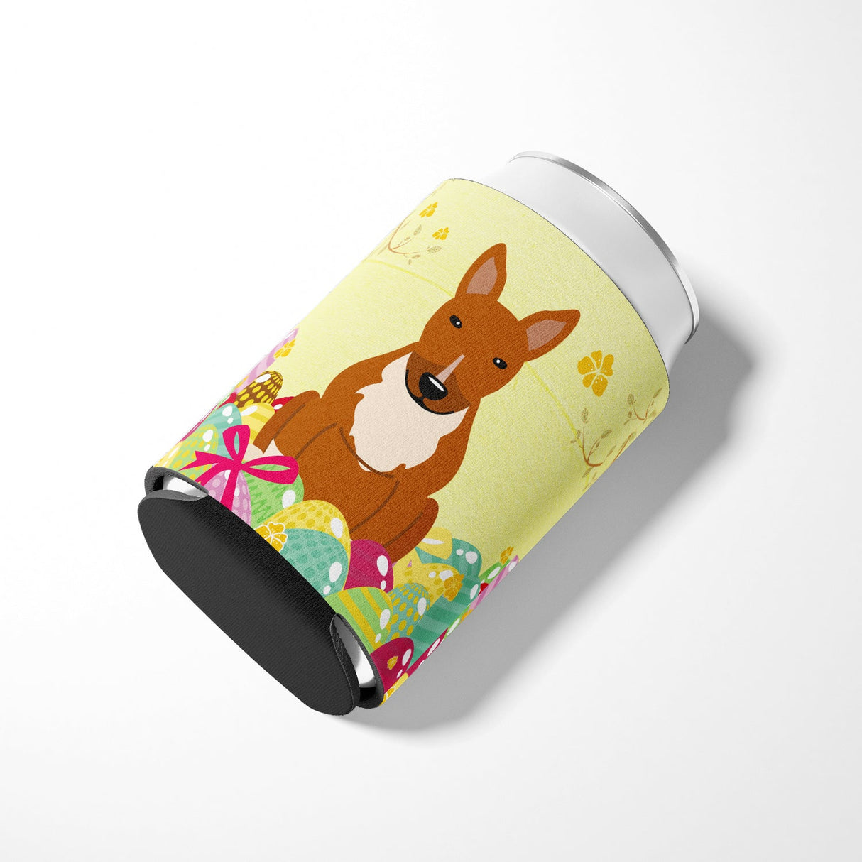 Easter Eggs Bull Terrier Red Can or Bottle Hugger BB6134CC by Caroline's Treasures