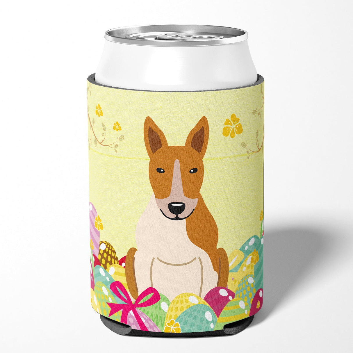 Easter Eggs Bull Terrier Red White Can or Bottle Hugger BB6135CC by Caroline's Treasures