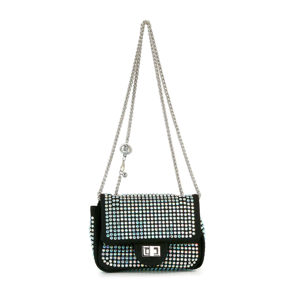 Petite Rhinestone Evening Shoulder Bag by Handbag Factory