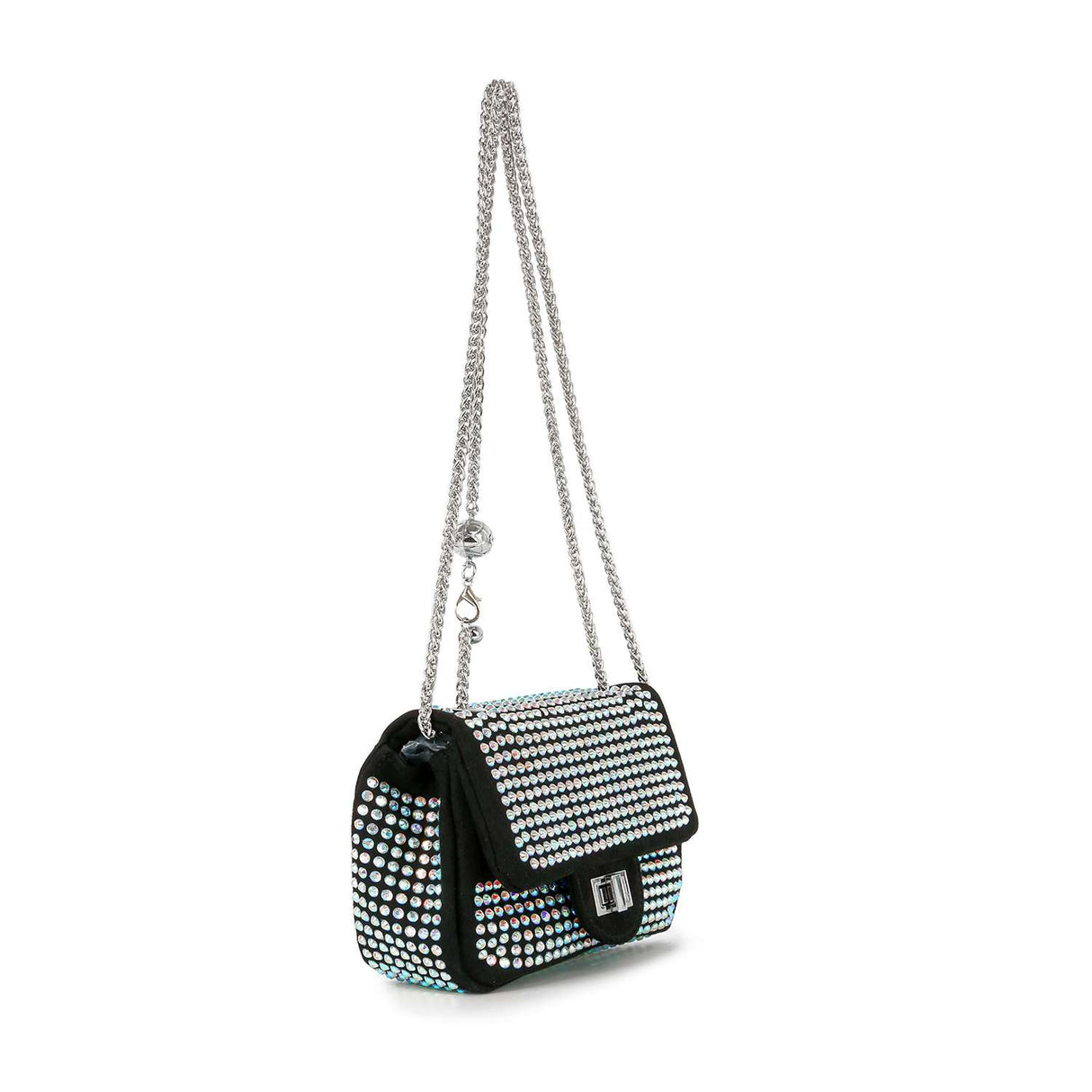 Petite Rhinestone Evening Shoulder Bag by Handbag Factory