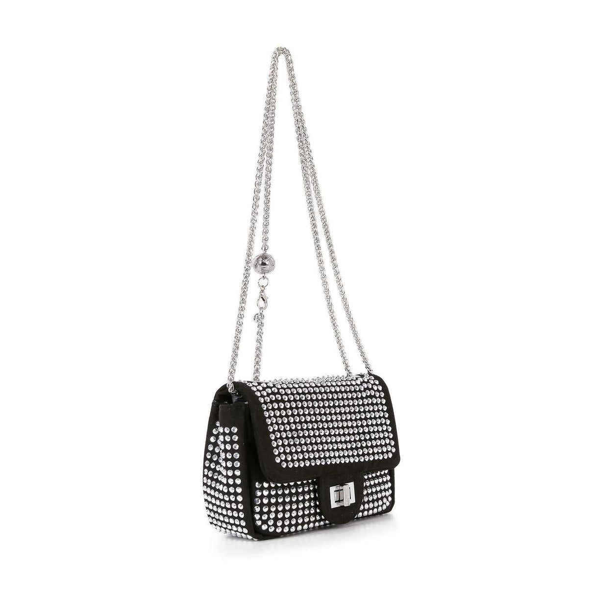 Petite Rhinestone Evening Shoulder Bag by Handbag Factory