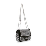 Petite Rhinestone Evening Shoulder Bag by Handbag Factory