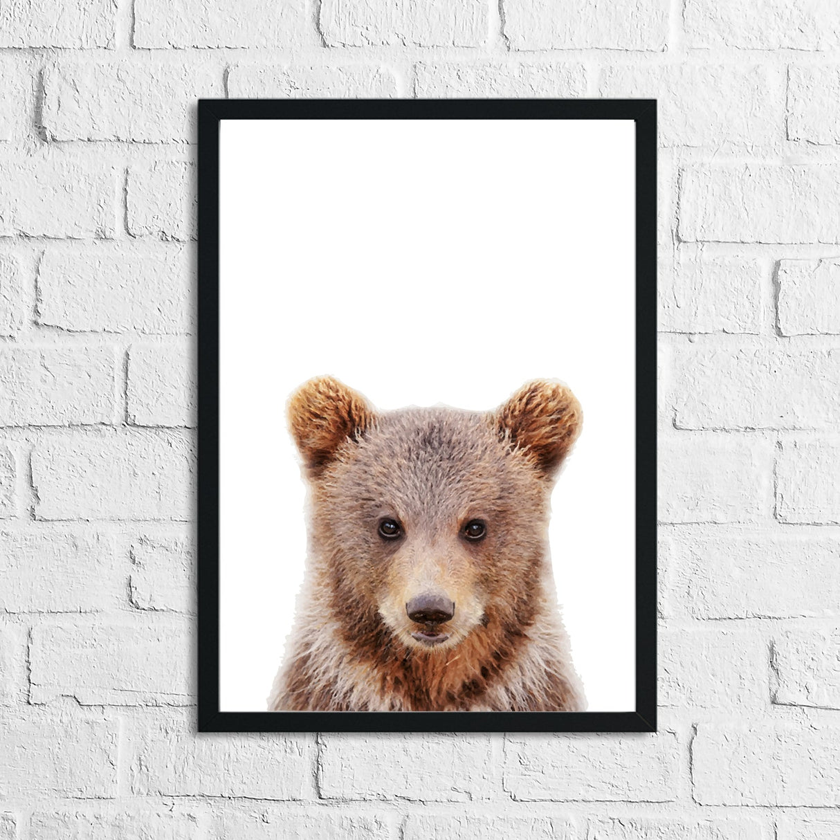 Bear Animal Woodlands Nursery Children's Room Wall Decor Print by WinsterCreations™ Official Store