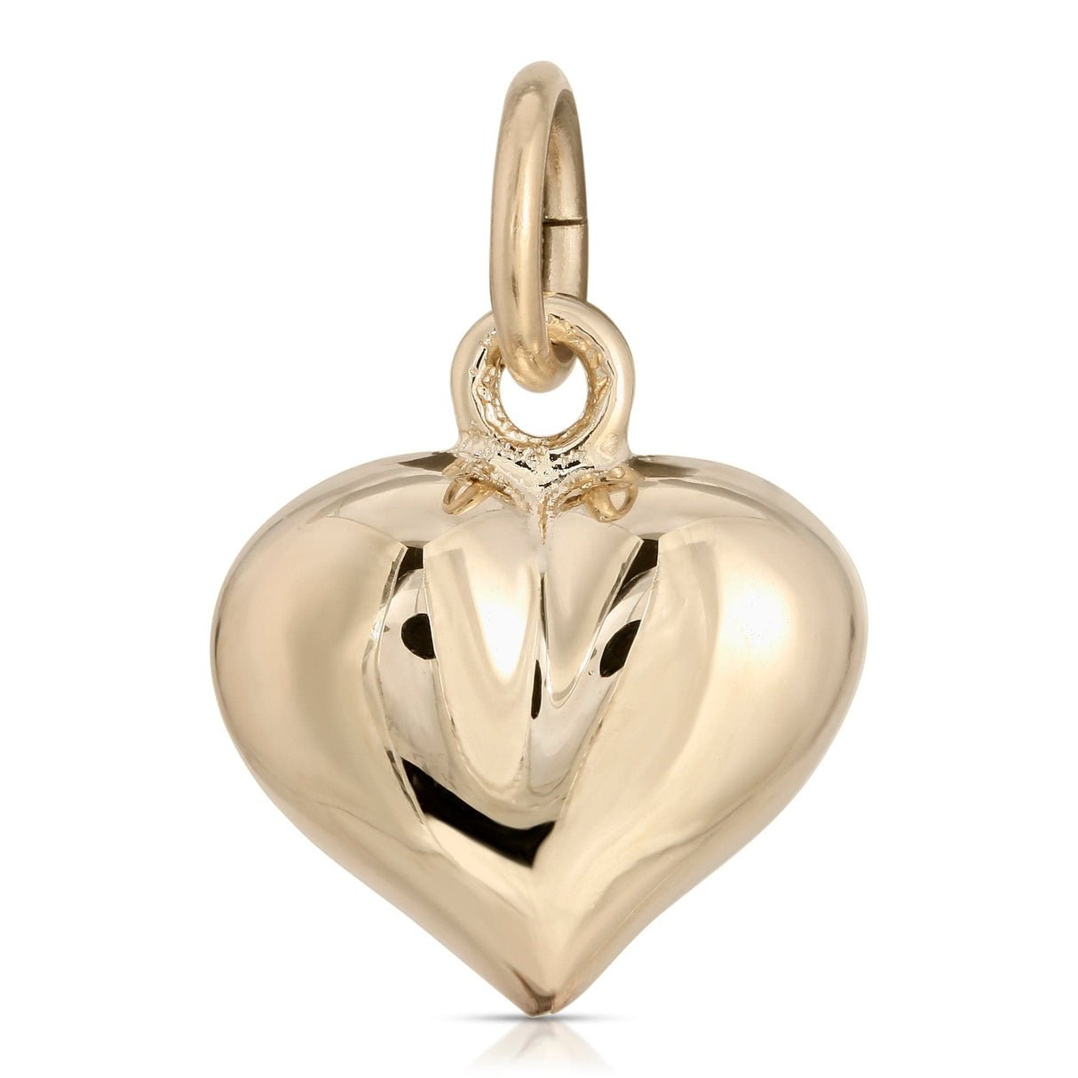 BENNY PUFFY HEART CHARM by eklexic jewelry