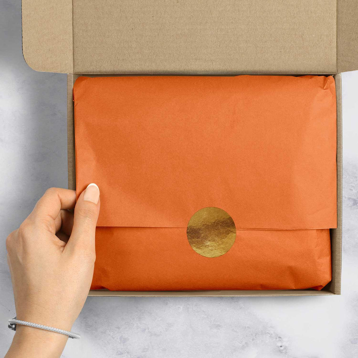 Orange Gift Tissue Paper by Present Paper - Vysn