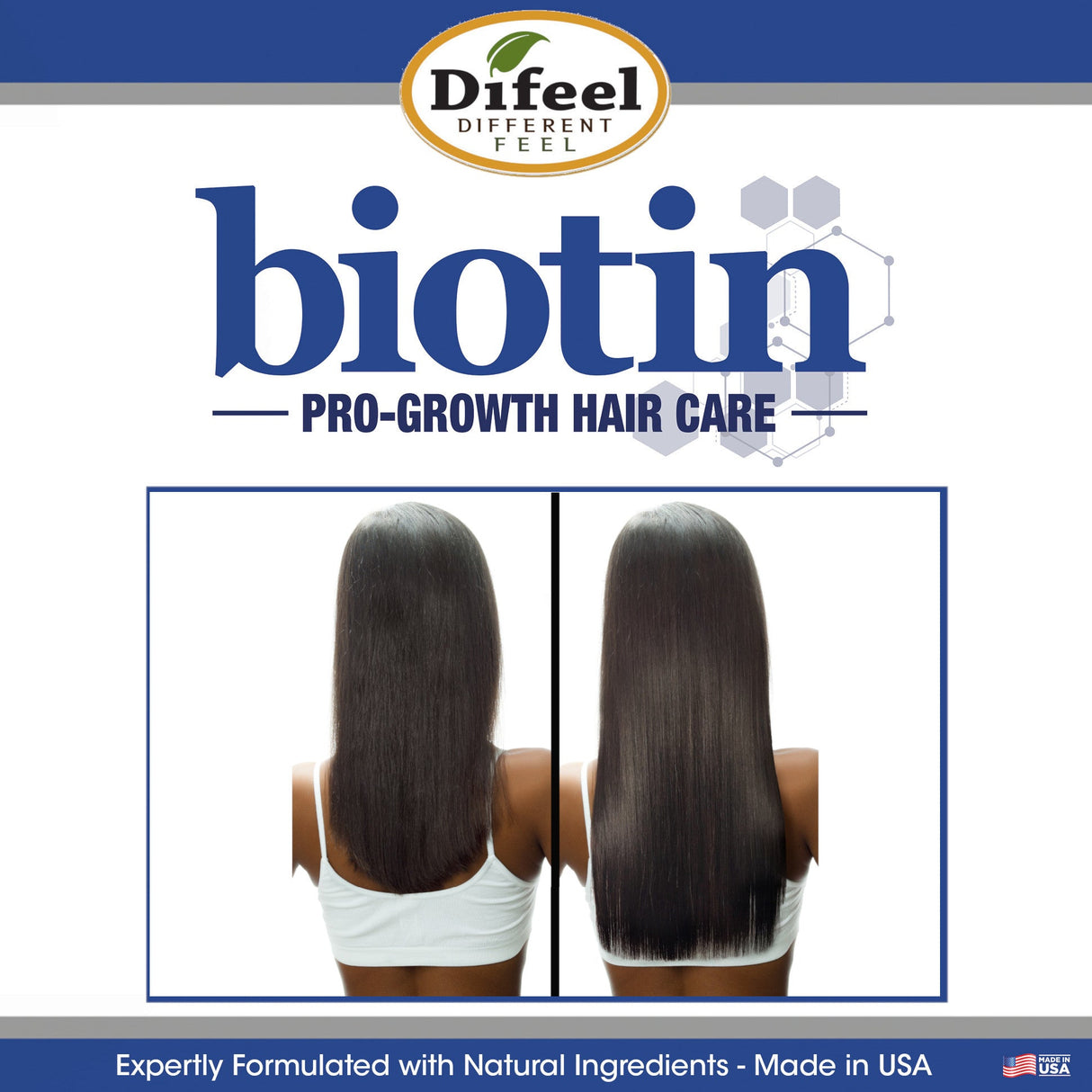 Difeel Biotin Pro-Growth Hair Mask 8 oz. by difeel - find your natural beauty