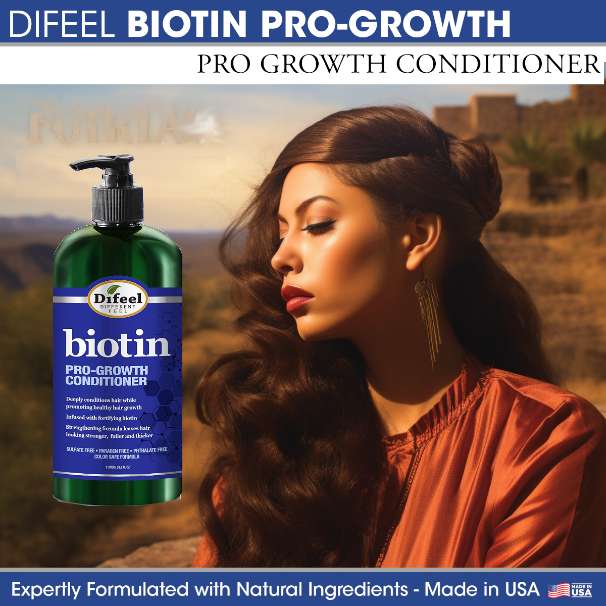 Difeel Biotin Pro-Growth Conditioner for Hair Growth 12 oz. by difeel - find your natural beauty