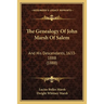 The Genealogy Of John Marsh Of Salem: And His Descendants, 1633-1888 (1888)