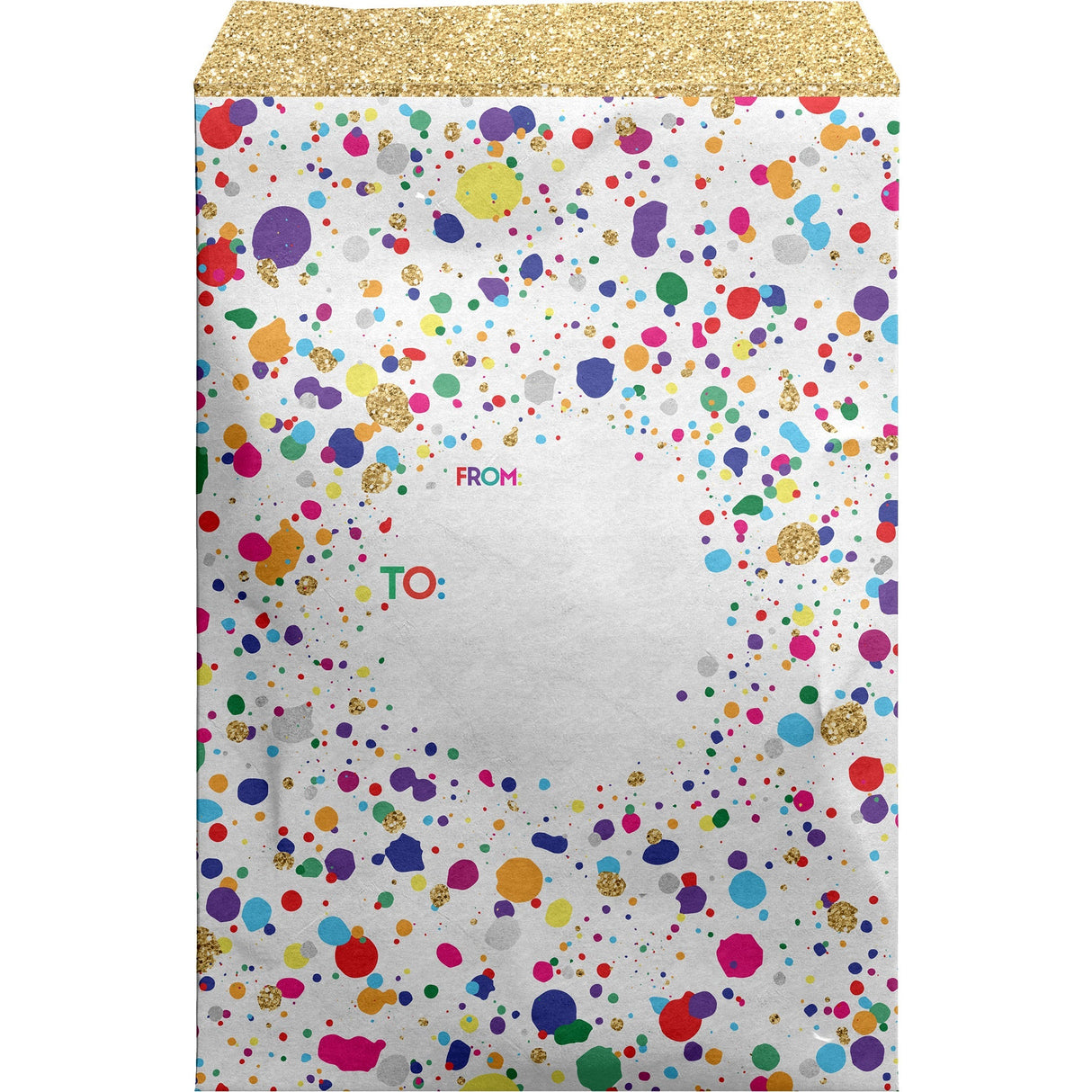 Medium Printed Padded Mailing Envelopes, Splatter by Present Paper