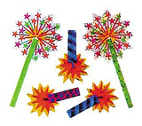 Bulk Roll Prismatic Stickers, Fireworks (100 Repeats) by Present Paper