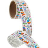 Bulk Roll Prismatic Stickers, New Baby (50 Repeats) by Present Paper