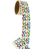 Bulk Roll Prismatic Stickers, Mini Multicolor Streamers (100 Repeats) by Present Paper