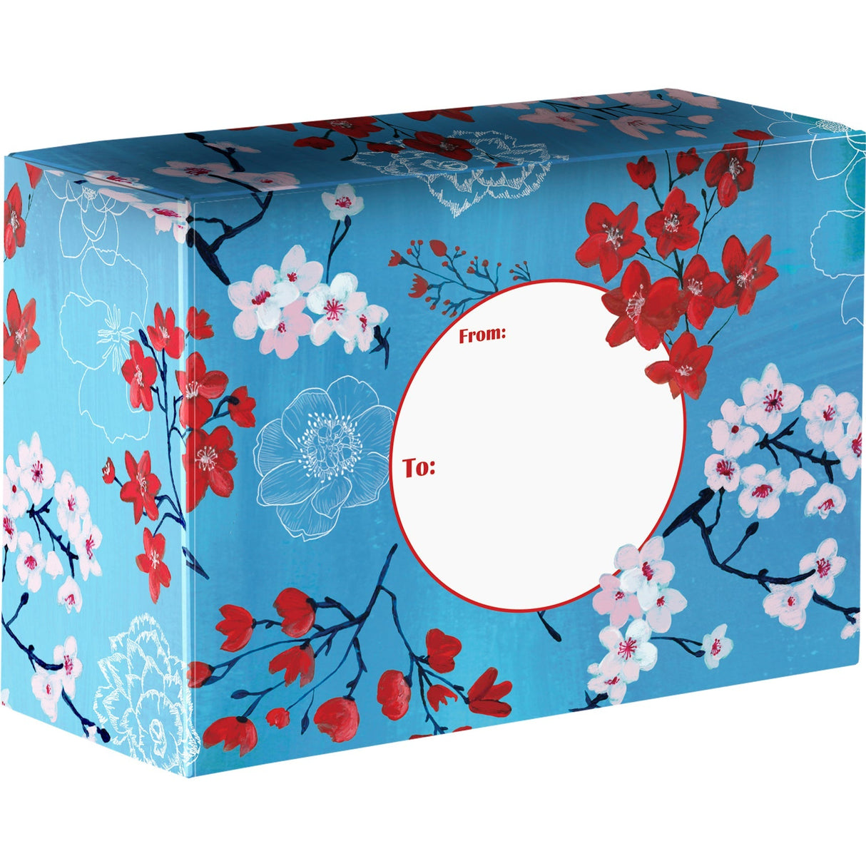 Drifting Blossoms Small Floral Printed Gift Mailing Boxes by Present Paper