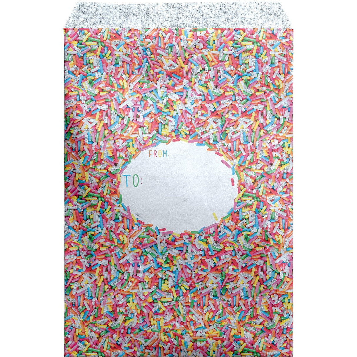 Small Birthday Printed Padded Mailing Envelopes, Sprinkles by Present Paper