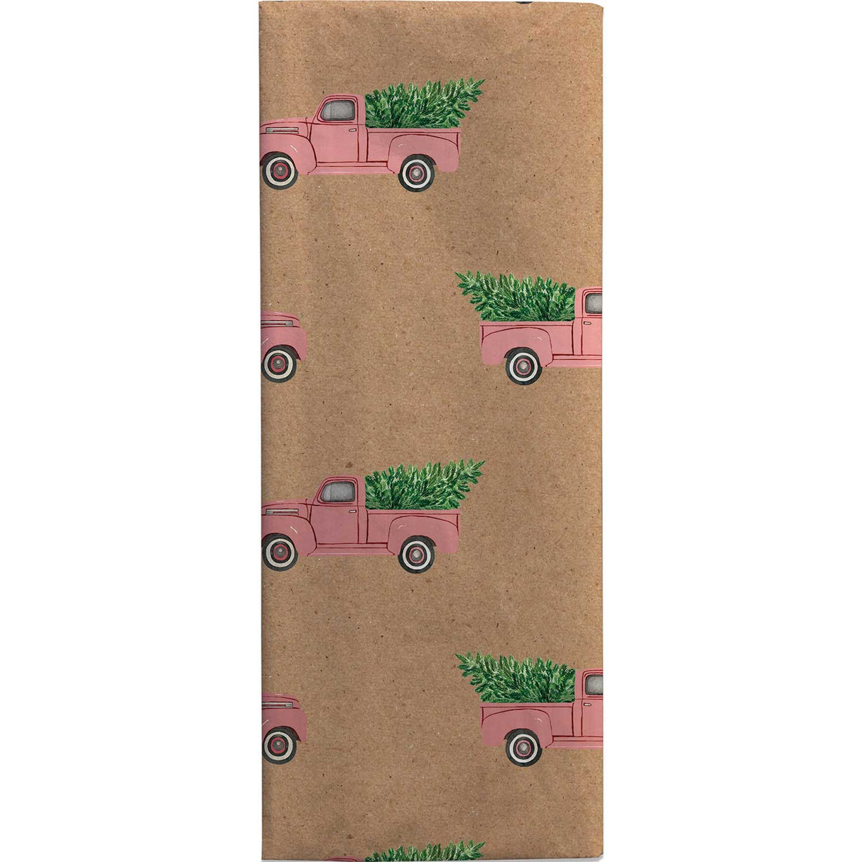 Red Pickup Truck 20" x 30" Christmas Gift Tissue Paper by Present Paper