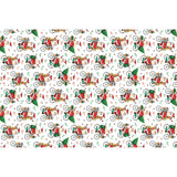 Santa Bicycle Christmas Gift Tissue Paper by Present Paper