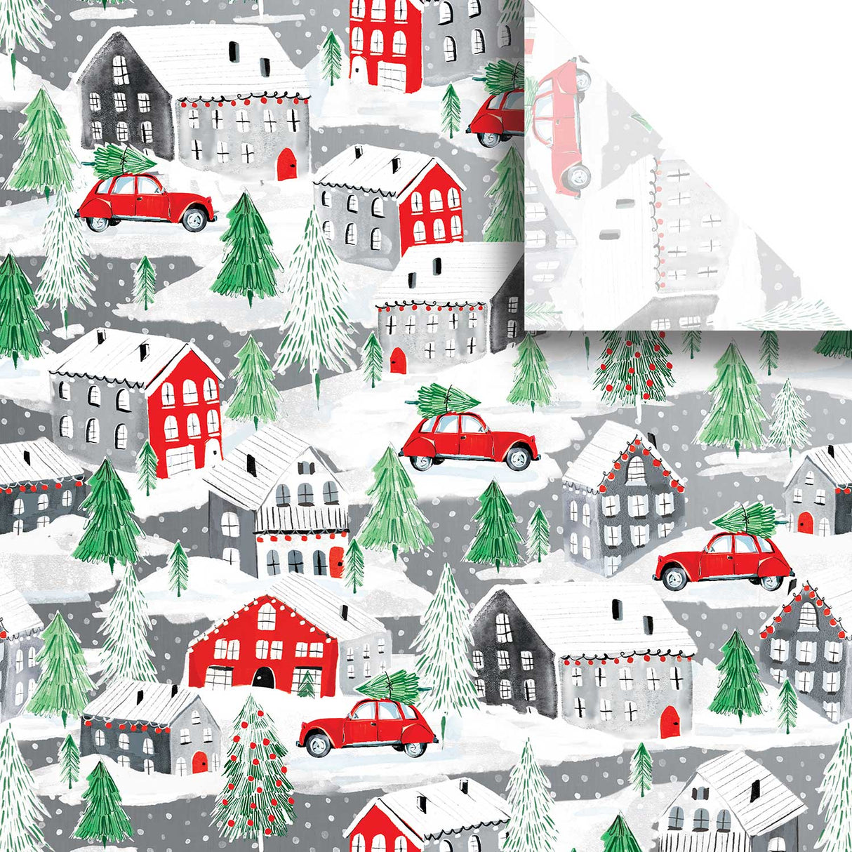 Home Town 20" x 30" Christmas Gift Tissue Paper by Present Paper