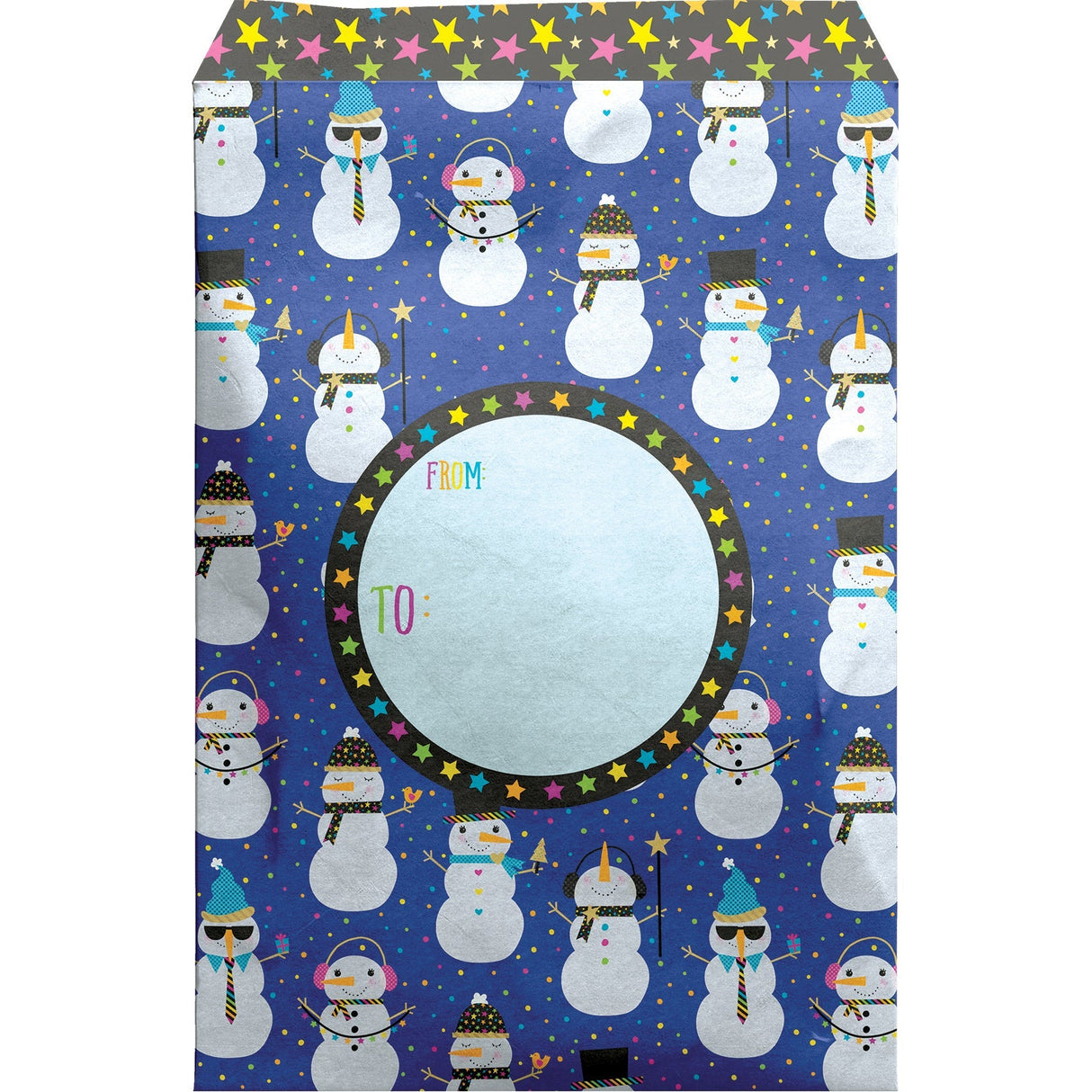 Small Christmas Printed Padded Mailing Envelopes, Snowman Party by Present Paper